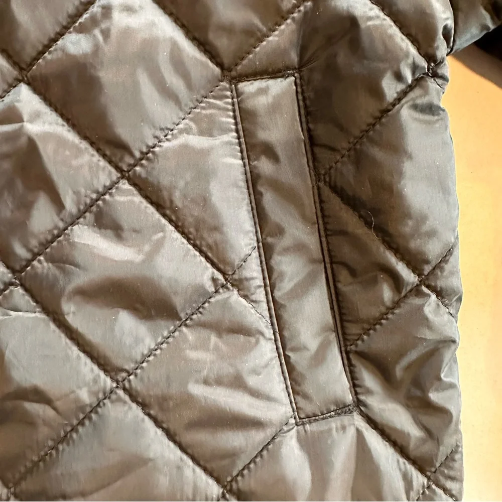 GAP Kids Lightweight Quilted‎ Puffer Jacket - Black - Girls Small 6-7 S739427
